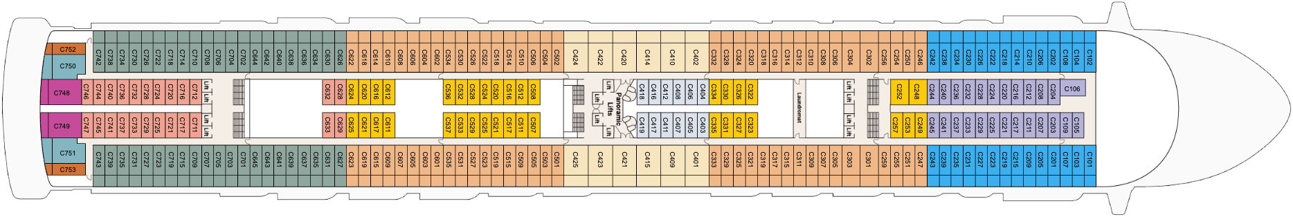 Princess Cruises Grand Princess Deck 10 - Caribe.png